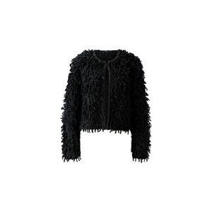Bouclé yarn cardigan - Oui