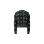 Argyl motif sweater - Oui