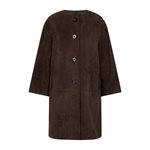Faux Suede Fock Coat - Marc Cain