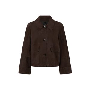 Cropped Suede Blazer - Marc Cain